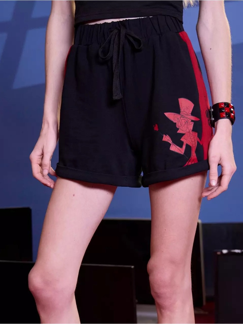 Hazbin Hotel Lucifer Icons Lounge Shorts Hot Topic